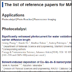 The list of reference papers for MAX-303